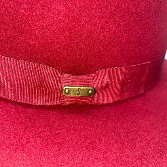 San Diego Hat Co Crimson Red Wool Fedora main image 8